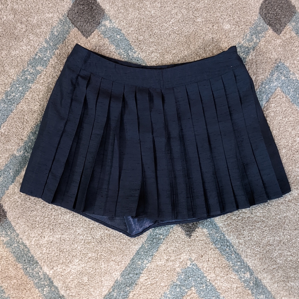 Silence + Noise Blue Skort, Size 0